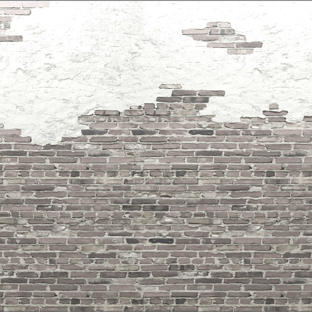 Tapet Ivory Bricks, Soft - un tapet minimalist cu aspect de cărămidă, ideal pentru a crea o statement wall în living, dormitor sau bucătărie.