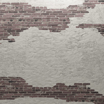 Fototapet Ivory Bricks, Plaster, Rebel Walls