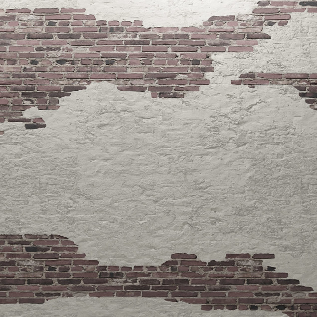 Tapet Ivory Bricks, Plaster cu aspect de caramida veche