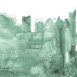 Fototapet Watercolor City, Green, Rebel Walls