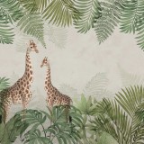 Palm Jungle, Giraffe, Rebel Walls