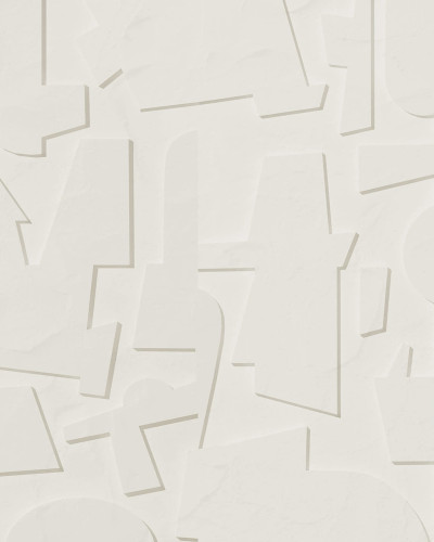 Tapet abstract cu un design minimalist, în nuanțe de alb. Perfect pentru a crea o atmosferă relaxantă și sofisticată în casa ta.
