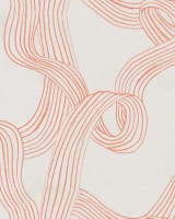Stripes Repeatable, Orange, Rebel Walls
