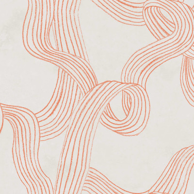 Tapet cu dungi repetabile, portocaliu, cu un design abstract modern, perfect pentru a crea un accent de design în orice cameră.
