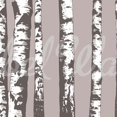 Tapet cu copaci de mesteacăn gri, Birch Grove.