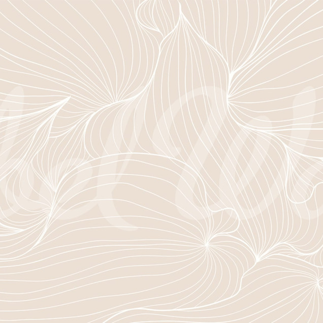 Plantain Lilies, Warm Beige wallpaper, abstract design