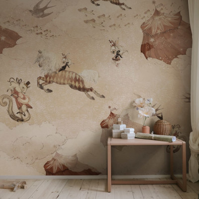 Tapet Flying Circus, Misty Pink