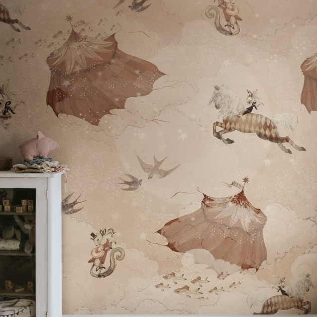 Tapet Flying Circus, Misty Pink