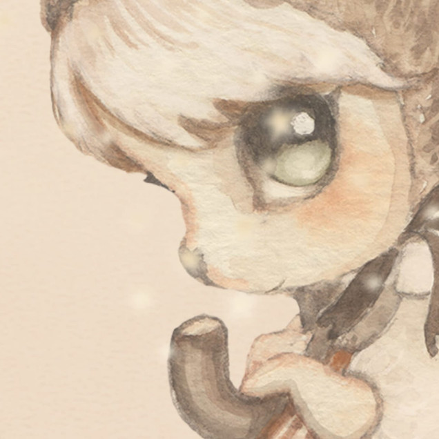 Bloomy Fields of Marion, Pink tapet, cu un design delicat, în culori pastelate, cu personaje adorabile.