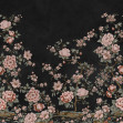 Floral Chinoiserie, Black, Rebel Walls