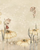 Bloomy Fields of Marion, Warm Yellow, Rebel Walls