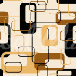 Fototapet Retro Squares, Brown, Rebel Walls