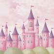 Fototapet Dreamy Castle, Pink, Rebel Walls