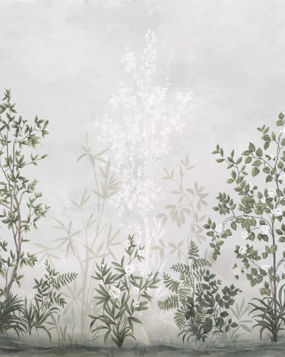 Chinoiserie Haze, Sage Green, Rebel Walls
