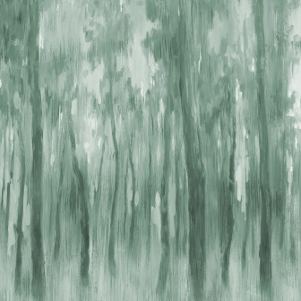 Fototapet Morning Forest, Green, Rebel Walls