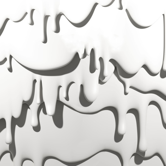 Tapet abstract cu design modern, cu linii albe groase care picură