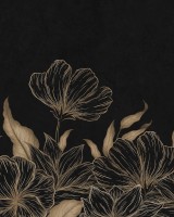 Floral Fantasy, Black, Rebel Walls