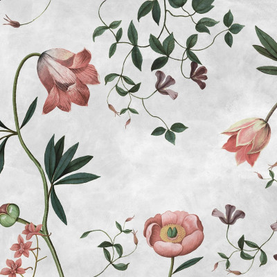Romantic Garden, Pastel, Rebel Walls