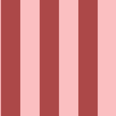 Tapet cu dungi roșii și roz pal Happy Stripes, Raspberry