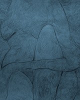 Subtle Figure, Blue, Rebel Walls