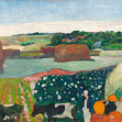 Fototapet Haystacks in Brittany by Gauguin, Rebel Walls