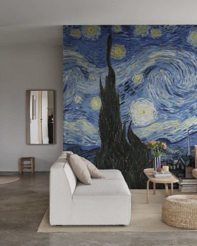 Tapet Starry Night by Van Gogh Repeatable
