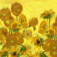 Fototapet Sunflowers Repeatable, Yellow, Rebel Walls