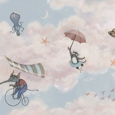 In the Clouds, Pink, Rebel Walls