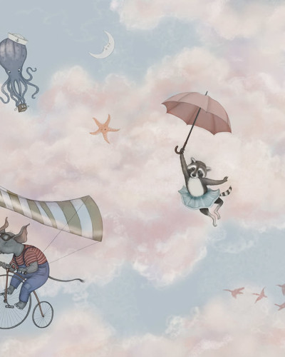 In the Clouds, Pink, Rebel Walls