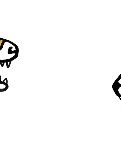 Tapet Cat Talk White cu ilustrații de tigri in stil Rebel Walls