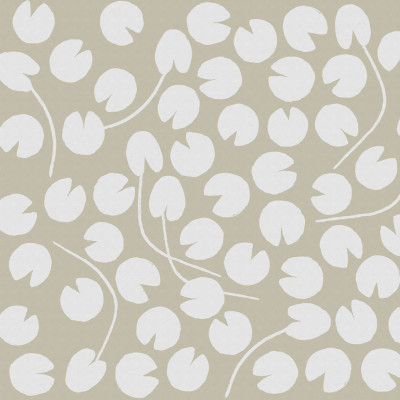 Water Lilies, Beige, Rebel Walls