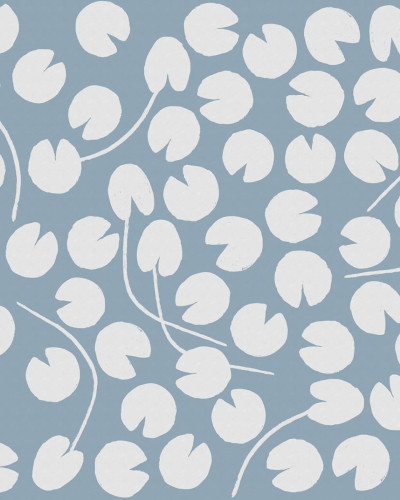 Water Lilies, Blue, Rebel Walls