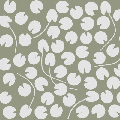 Water Lilies, Green, Rebel Walls