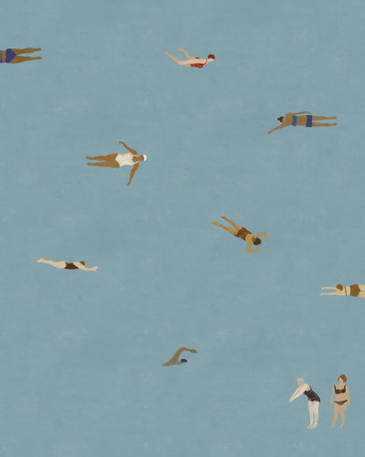 Swimmers, Blue, Rebel Walls