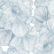 Fototapet Bold Dahlia, Blue, Rebel Walls