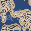 Fototapet Quirky Tigers, Blue, Rebel Walls