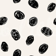 Fototapet Doodle Dots, Black, Rebel Walls