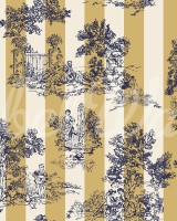 Happy Toile, Mustard, Rebel Walls