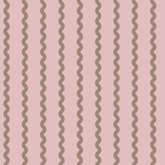 Fototapet Wobbly Stripe, Soft Pink, Rebel Walls