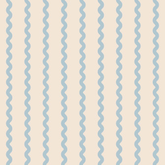 Fototapet Wobbly Stripe, Light Blue, Rebel Walls