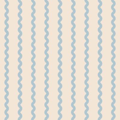 Tapet cu dungi ondulate albastre, un design clasic cu un twist modern.