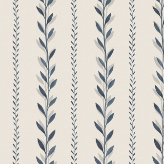 Fototapet Bayleaf Stripe, Blue, Rebel Walls