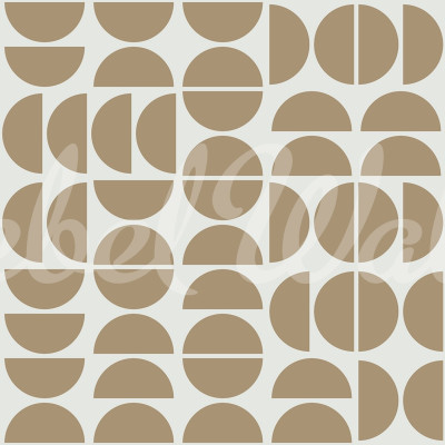 Geometry Shapes, Beige, Rebel Walls