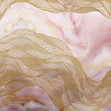 Foto tapet 3D Opulence Flow, Pink Marble, Rebel Walls