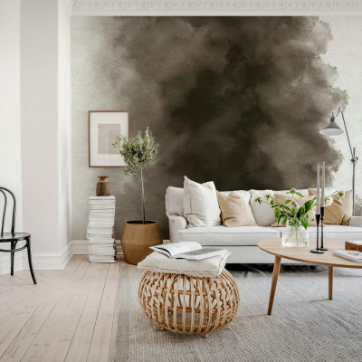 Fototapet Color Flow Ash, un design modern și minimalist pentru pereții tăi.