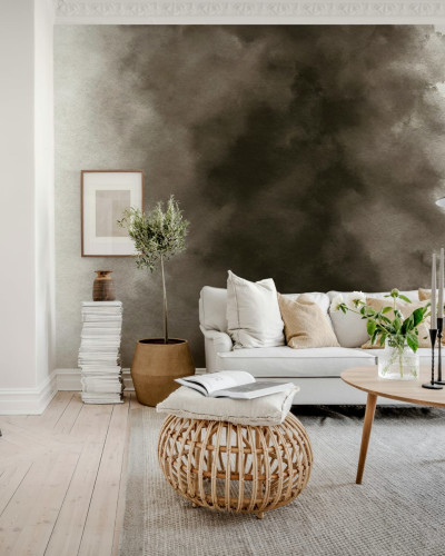Fototapet Color Flow Ash, un design modern și minimalist pentru pereții tăi.