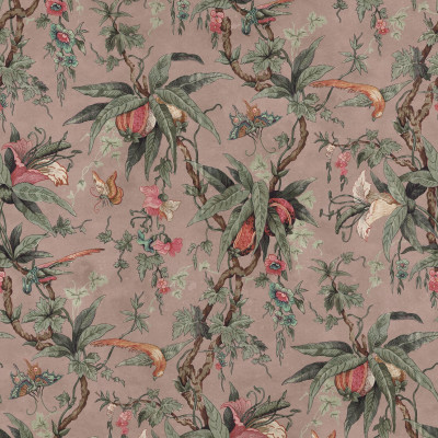 Fototapet floral cu motive botanice într-un interior modern