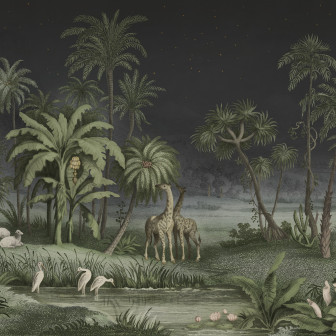 Giraffe Savannah, Nightfall, Rebel Walls