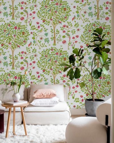 Tapet cu design floral Bird Garden, Day