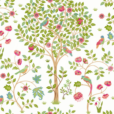 Tapet cu design floral Bird Garden, Day